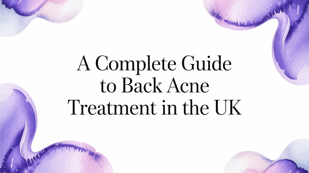 A Complete Guide to Back Acne Treatment in the UK