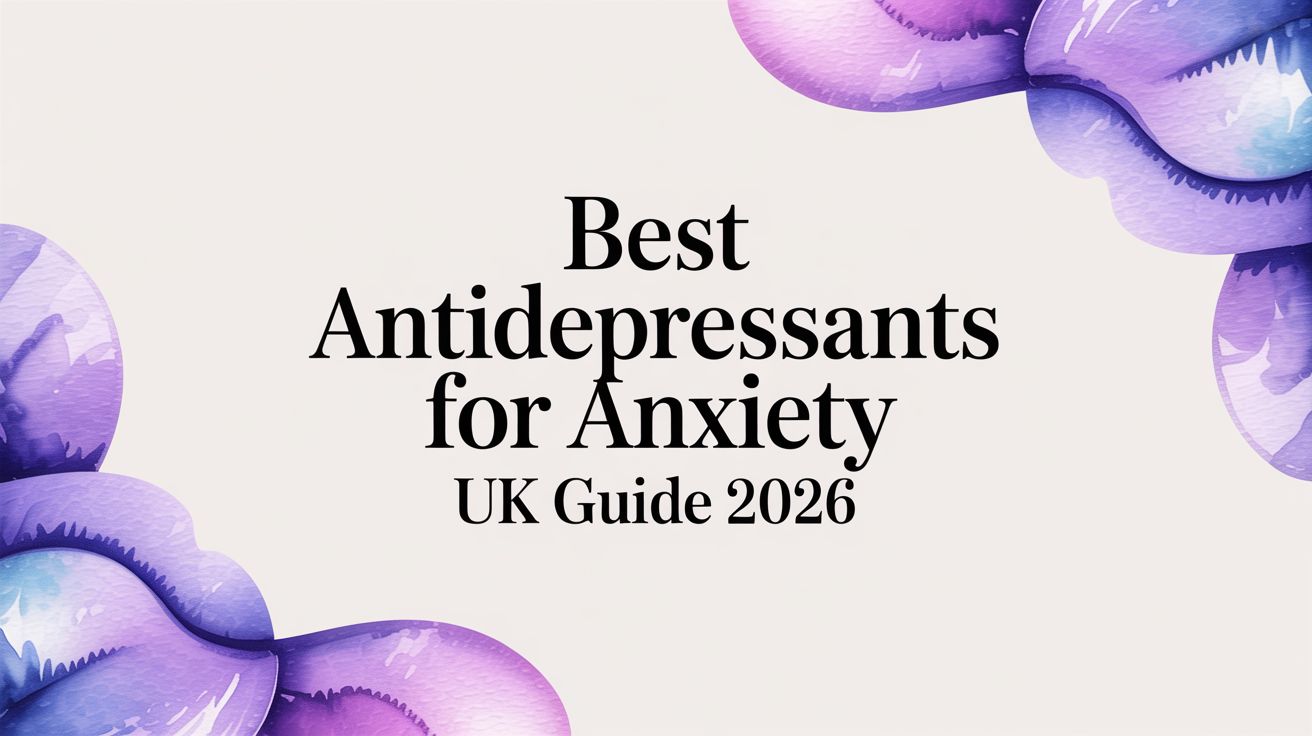 Best Antidepressants for Anxiety UK Guide 2026