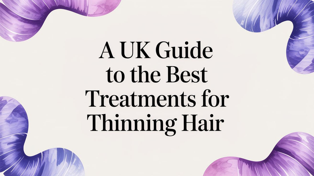A UK Guide to the Best Treatments for Thinning Hair