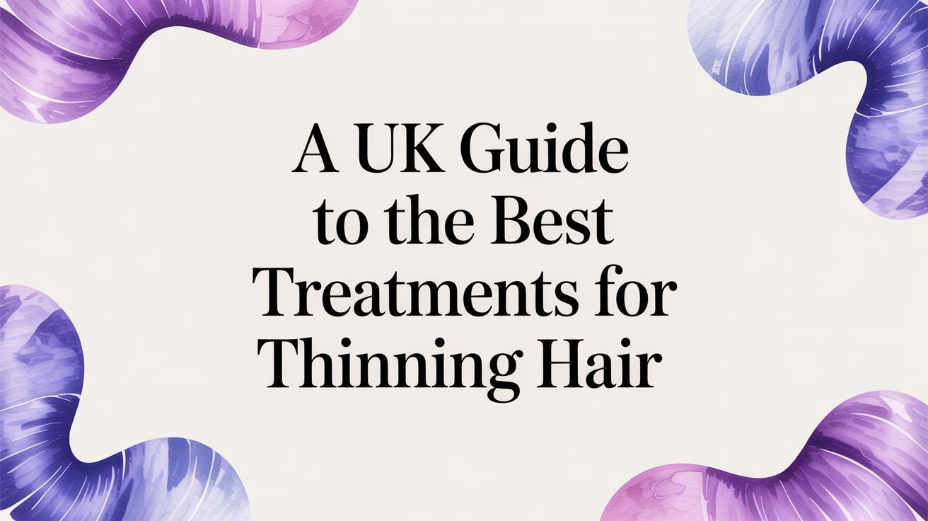 A UK Guide to the Best Treatments for Thinning Hair