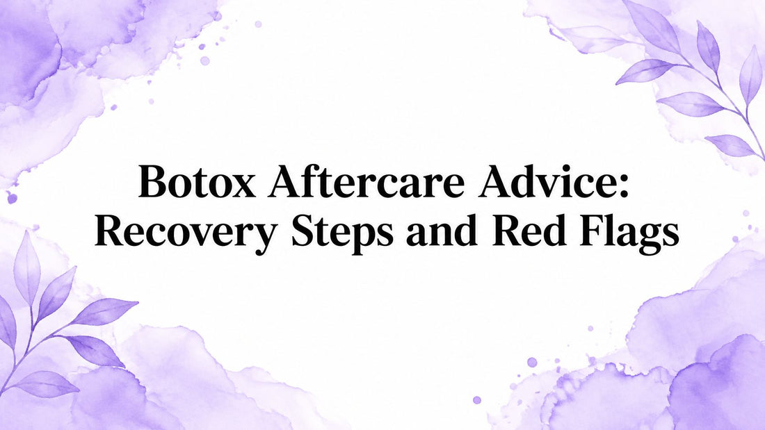 Botox Aftercare Advice: Recovery Steps and Red Flags