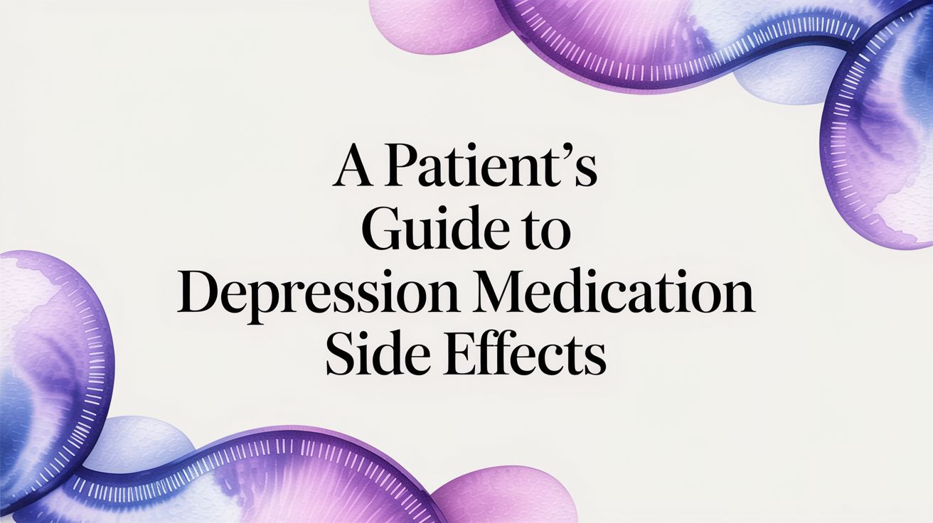 A Patient's Guide to Depression Medication Side Effects