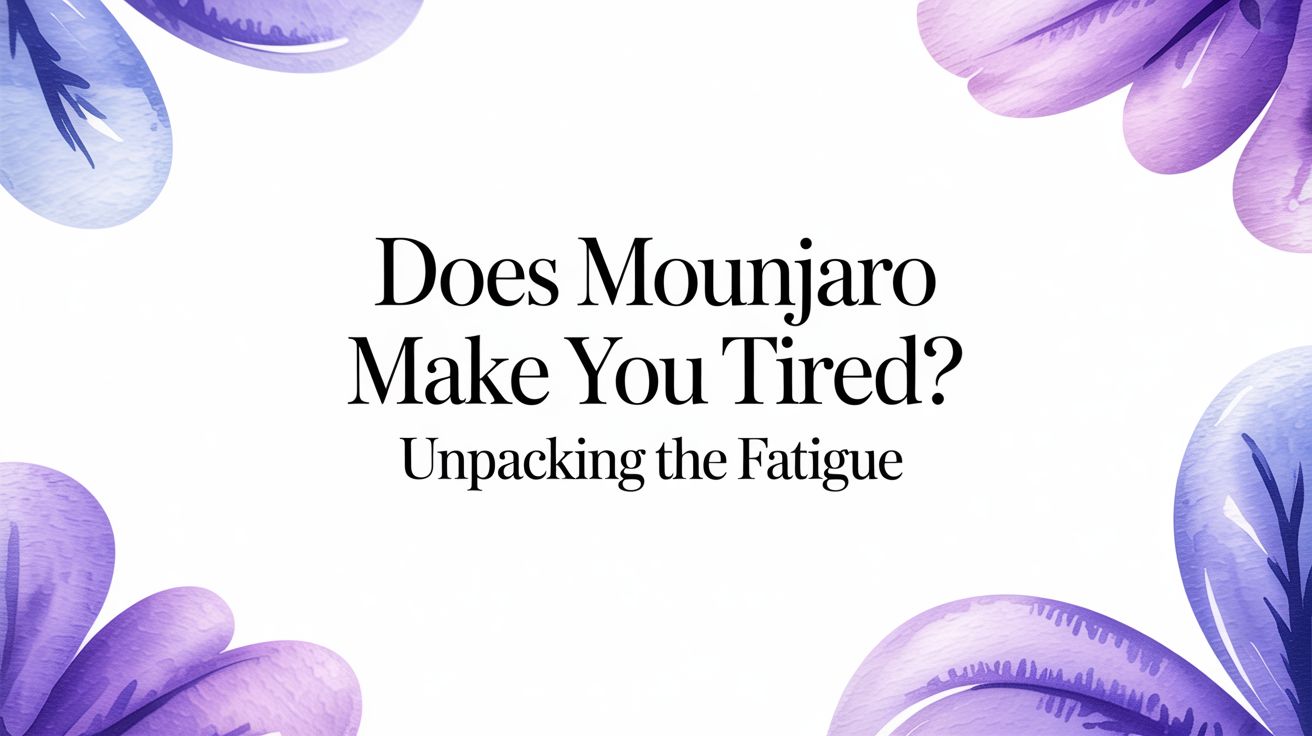 Does Mounjaro Make You Tired? Understanding Fatigue as a Side Effect