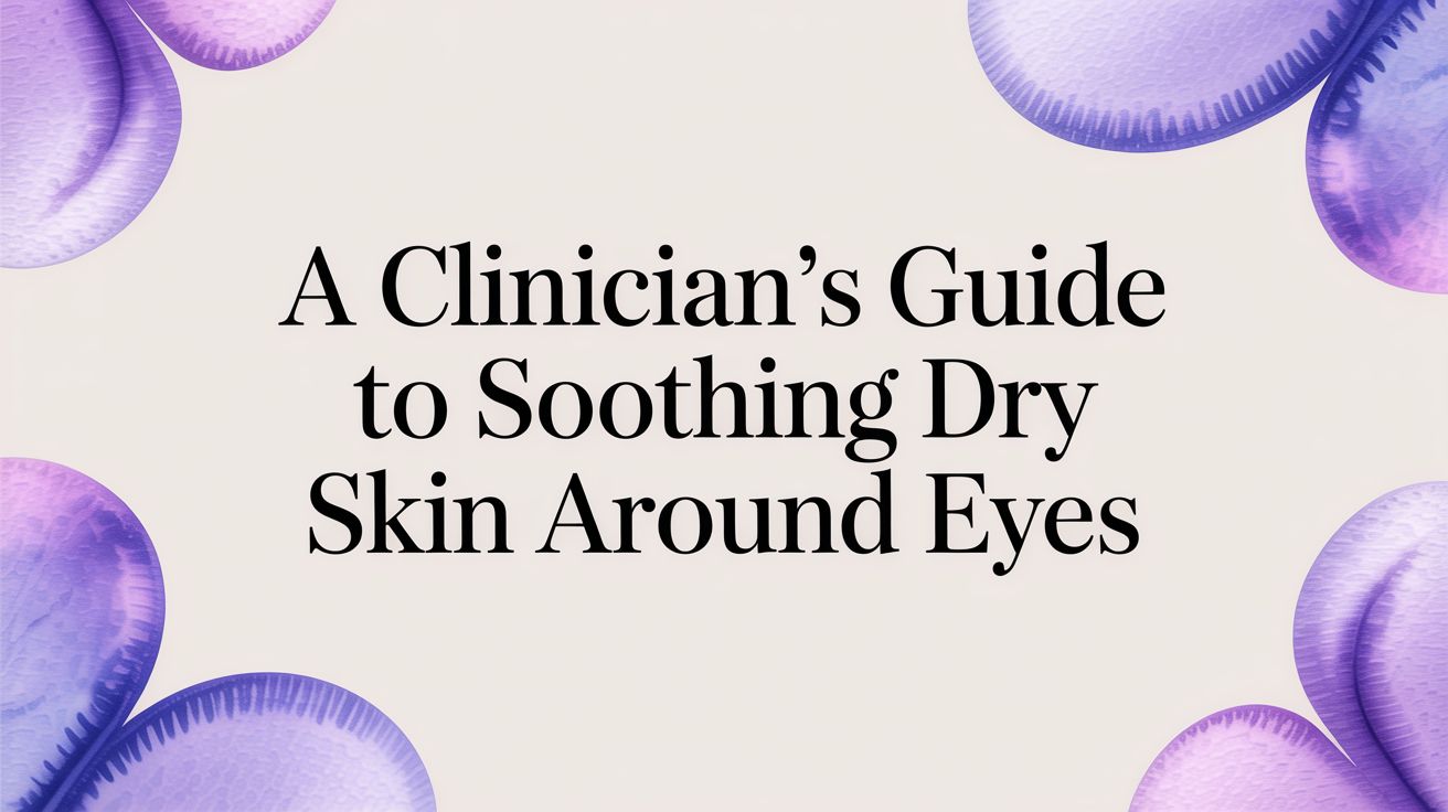A Clinician's Guide to Soothing Dry Skin Around the Eyes