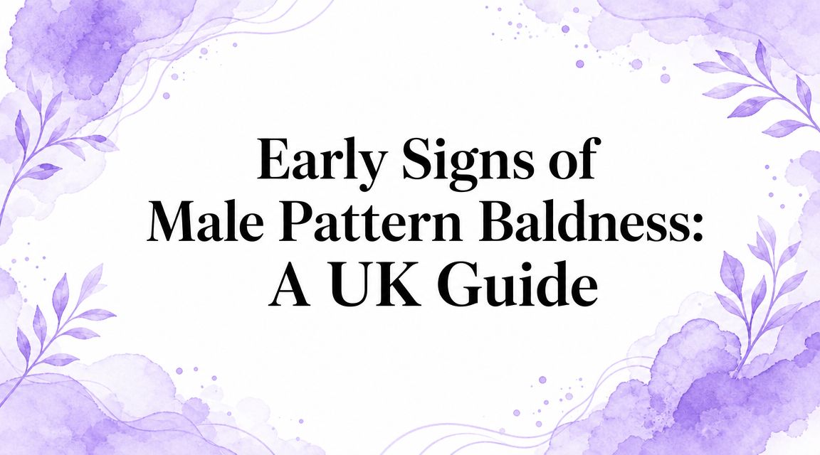 Early Signs of Male Pattern Baldness: A UK Guide
