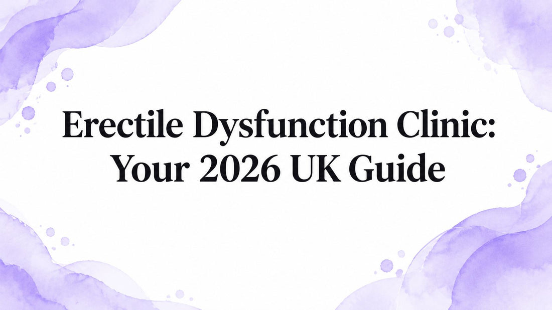 Erectile Dysfunction Clinic: Your 2026 UK Guide