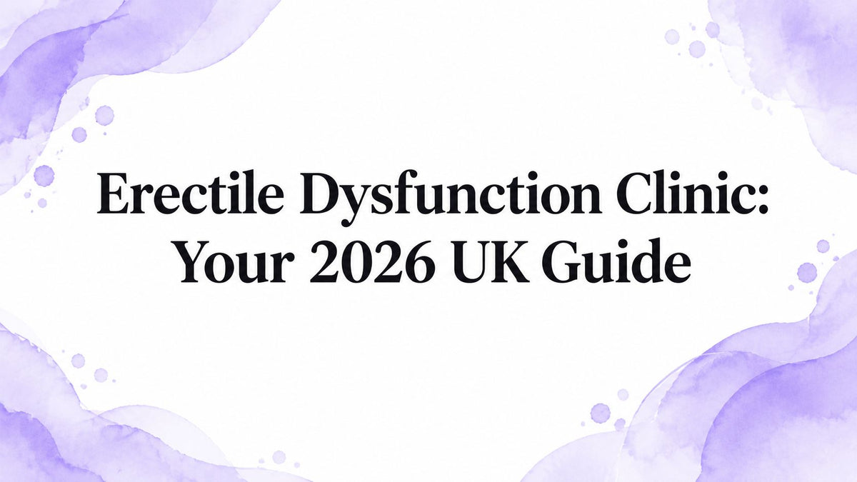 Erectile Dysfunction Clinic: Your 2026 UK Guide