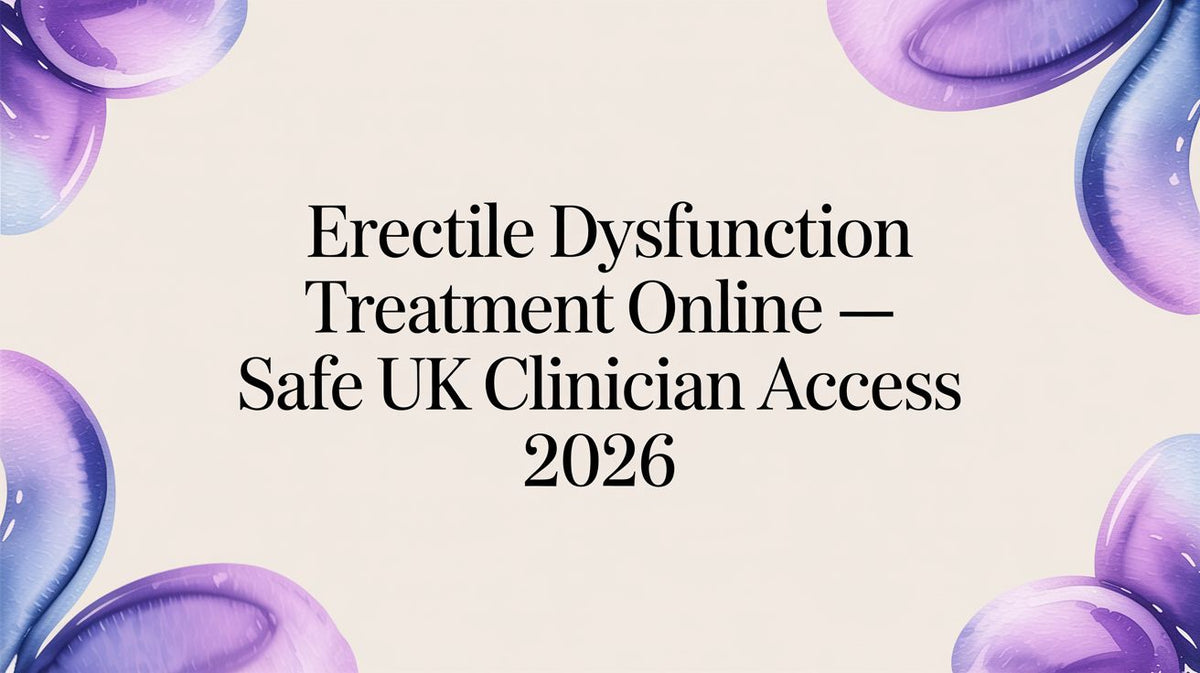 A Guide to Erectile Dysfunction Treatment Online in the UK