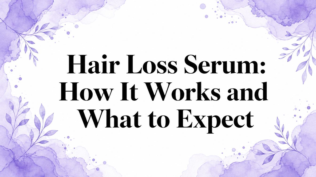 Hair Loss Serum: How It Works and What to Expect