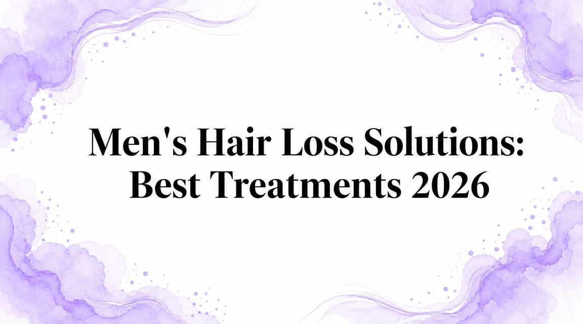 Men's Hair Loss Solutions: Best Treatments 2026