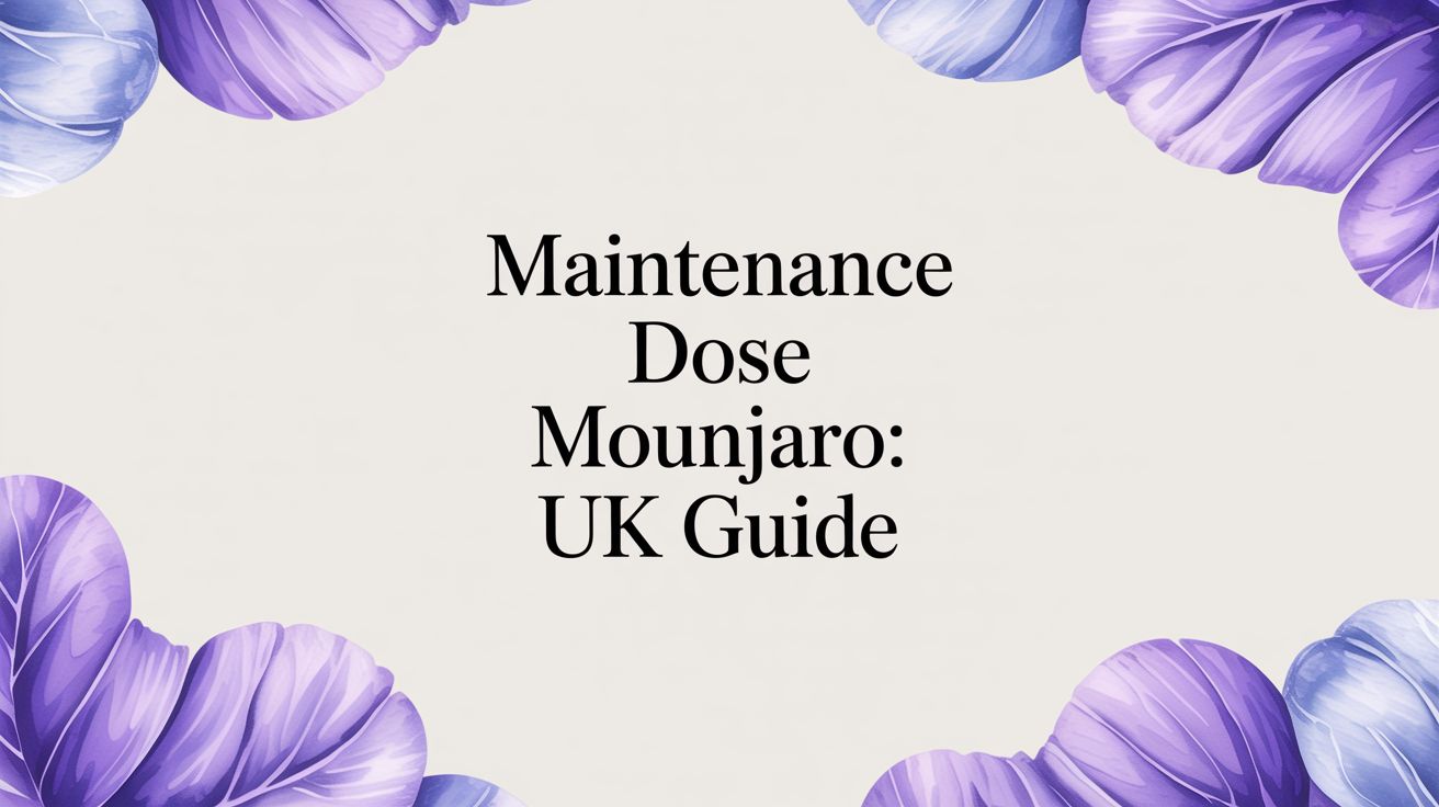 Maintenance Dose Mounjaro: UK Guide