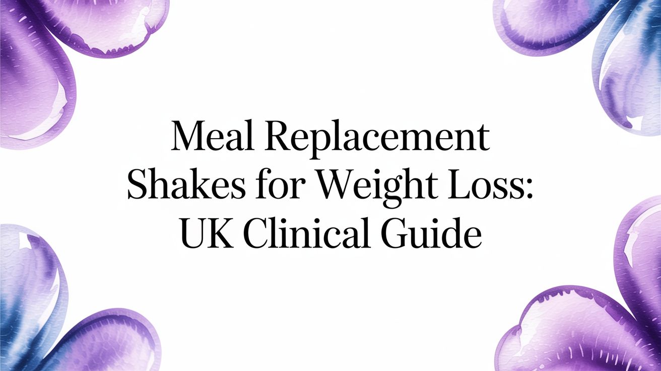 Meal Replacement Shakes For Weight Loss: UK Clinical Guide