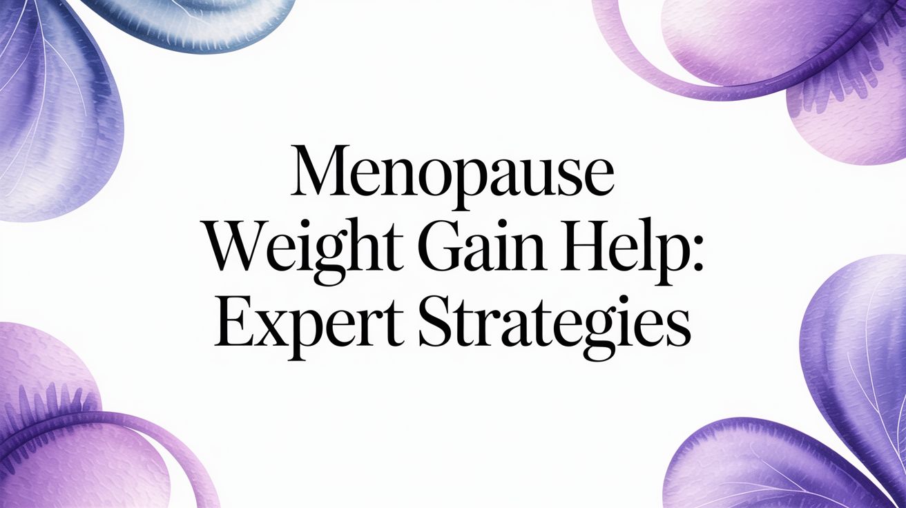 Menopause Weight Gain Help: Expert Strategies