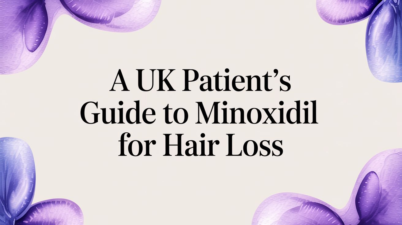 A UK Patient's Guide to Minoxidil for Hair Loss