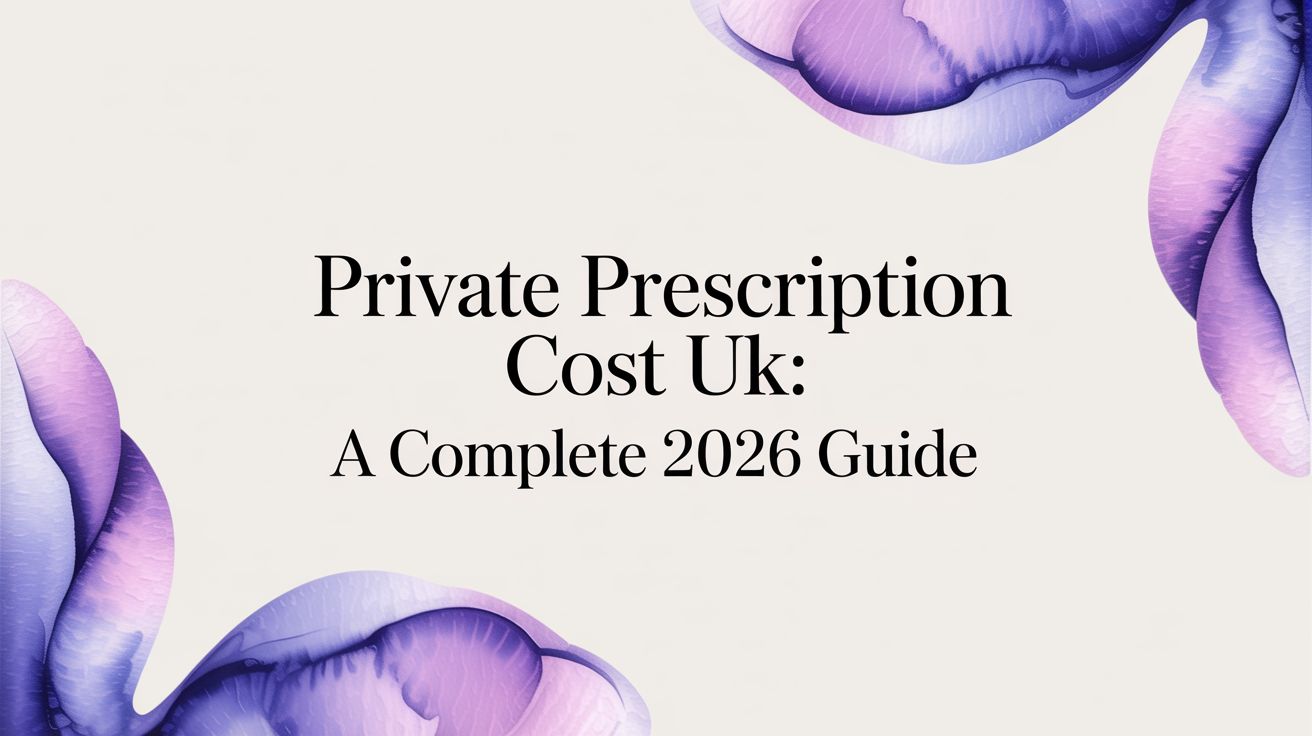Private Prescription Cost UK: A Complete 2026 Guide