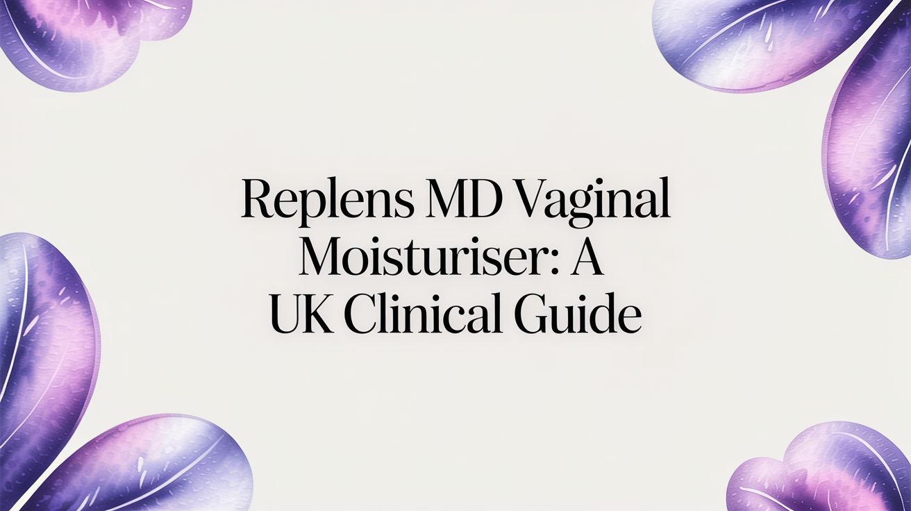 Replens MD Vaginal Moisturiser: A UK Clinical Guide