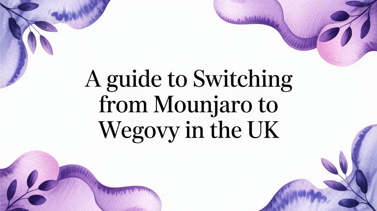 A Guide to Switching from Mounjaro to Wegovy in the UK
