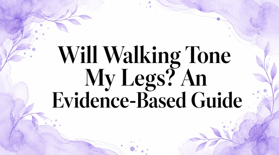 Will Walking Tone My Legs? An Evidence-Based Guide