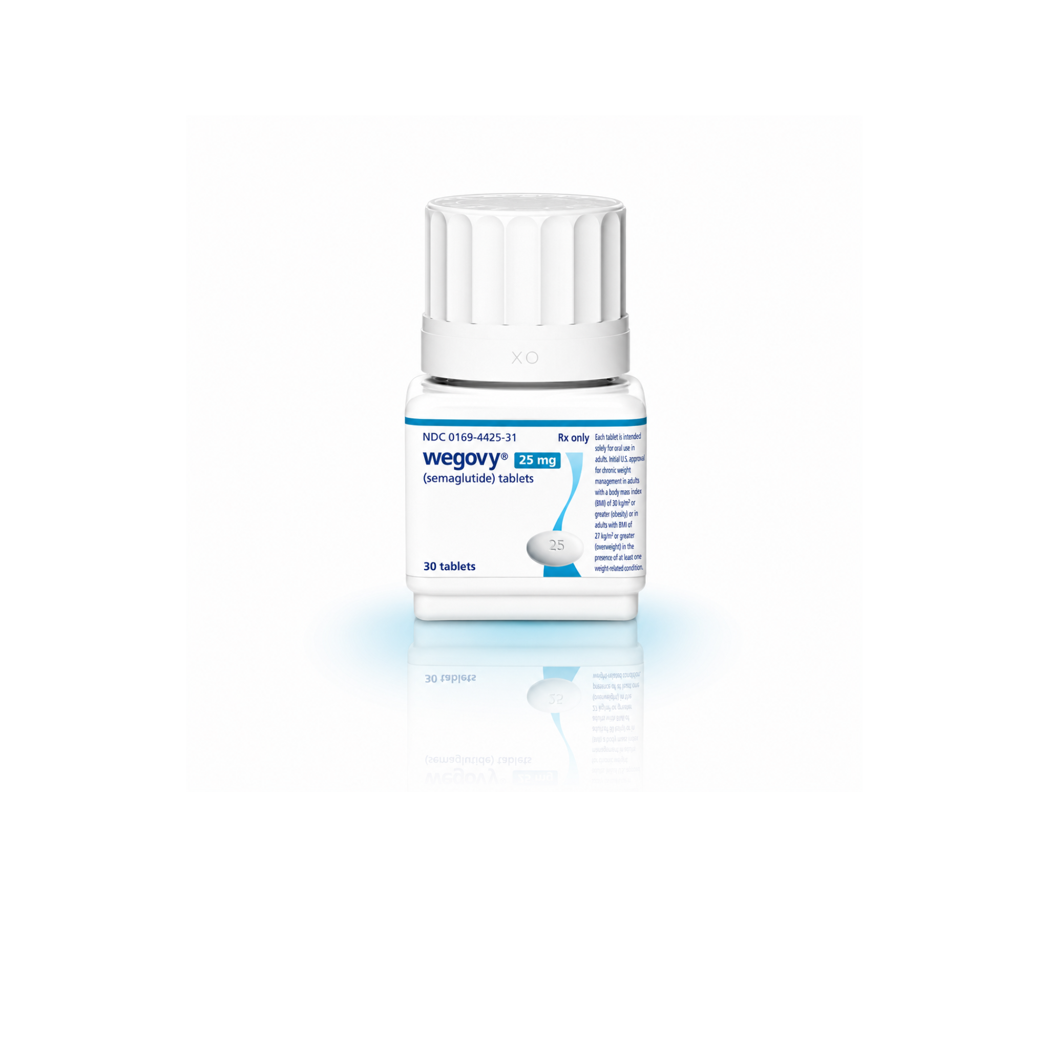 Wegovy 25mg tablets (30)